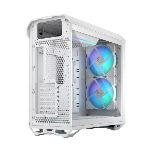 Корпус ПК без блока питания/ Case Fractal Design Torrent RGB TG Clear Tint, Full-Tower, 2x180mm + 3x140mm RGB, 2xUSB-A 3.2 + 1xUSB 3.2 Type-C E-ATX, SSI-CEB, SSI-EEB, ATX, mATX, mITX White (FD-C-TOR1A-07) фото 3