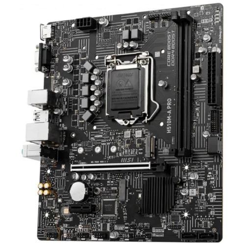 Материнская плата MSI H510M-A PRO mATX (S-1200/ H510/ 2xDDR4/ mATX/M.2/ VGA/ HDMI) (H510M-A PRO) фото 3