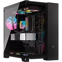Корпус без блока питания/ Case Corsair 6500X, Midi-Tower, TG, no fan, 4xUSB-A 3.2, 1xUSB 3.2 Type-C, E-ATX, ATX, mATX, mITX Black (CC-9011257-WW)