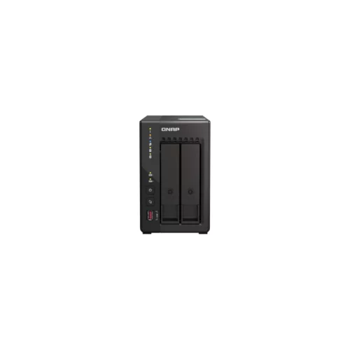 Сетевое хранилище без дисков/ SMB QNAP TS-253E-8G NAS, 2-tray w/o HDD. 2xHDMI-port. 4-core Celeron J6412 2-2.6 GHz, 8GB DDR, 2x2.5Gb LAN, 2 x M.2 2280 PCIe Gen 3 x2, 2x USB 3.2 Gen 2 (10Gbps) Port, 2x USB 2.0 port