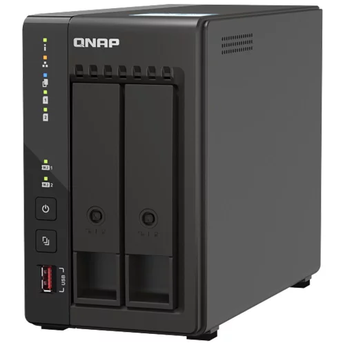 Сетевое хранилище без дисков/ SMB QNAP TS-253E-8G NAS, 2-tray w/o HDD. 2xHDMI-port. 4-core Celeron J6412 2-2.6 GHz, 8GB DDR, 2x2.5Gb LAN, 2 x M.2 2280 PCIe Gen 3 x2, 2x USB 3.2 Gen 2 (10Gbps) Port, 2x USB 2.0 port фото 3