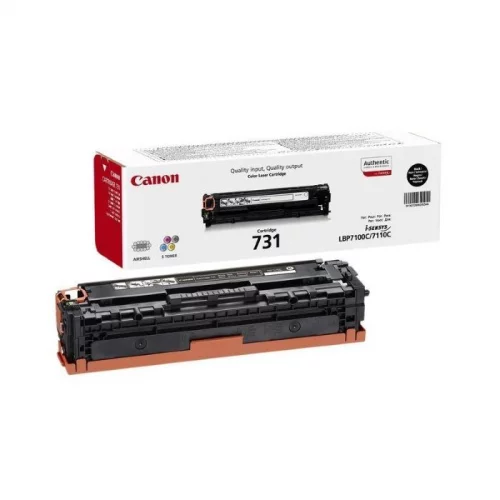 Картридж CANON 731, черный, 1400 страниц, для LBP 7100Cn/ 7110Cw (6272B002)