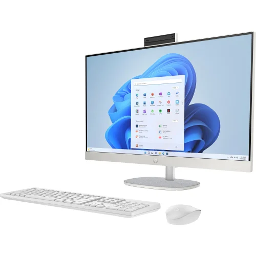 Моноблок HP AIO 27-CR1005 27(1920x1080 IPS)/ Intel Core Ultra 5 125U(1.3Ghz)/ 16384Mb/ 512PCISSDGb/ noDVD/ Int:Intel Graphics/ Cam/ BT/ WiFi/ war 1y/ SHELL WHITE/ DOS + Eng kbd, mouse (CW2V2PA) фото 2