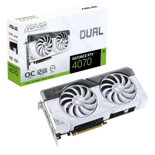 DUAL-RTX4070-O12G-WHITE (90YV0IZ4-M0NA00)