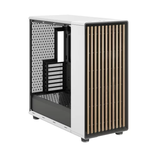 Корпус ПК без блока питания/ Case Fractal Design North XL, Full-Tower, 3x140mm, 2xUSB-A 3.2 + 1xUSB 3.2 Type-C E-ATX, ATX, mATX, mITX Wood panel, Chalk White (FD-C-NOR1X-03) фото 3