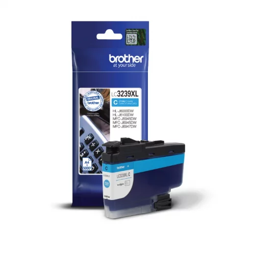 Картридж Brother LC3239XLC голубой 5000 страниц для HLJ6000DW/ MFCJ5945DW/ MFCJ6945DW