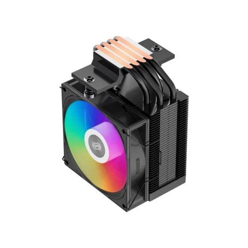 Кулер для процессора/ CPU Cooler PCCooler R400 ARGB BK (180W, 4-pin PWM, 133mm, Al/Cu, 4x6mm, ARGB, 1x92mm, 40.94CFM, 30dBA, 2200RPM, S: 1851/1700/1200/115X, AM5/AM4, black) фото 6