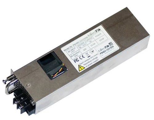 MikroTik Hot Swap 12V 150W -48V DC telecom power supply for CCR1072-1G-8S+ (PW48V-12V150W)