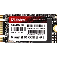 Твердотельный накопитель/ Kingspec SSD NT-512 2242, 512GB, M.2(22x42mm), SATA3, R/W 560/540MB/s, IOPs н.д./н.д., TBW 240, DWPD 0.4 (3 года)
