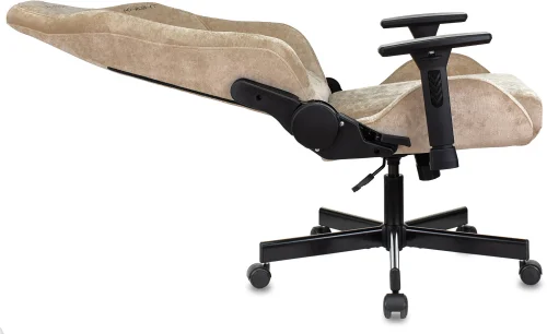 Кресло игровое Knight N1 Fabric бежевый Light-21 с подголов. крестов. металл (KNIGHT N1 BEIGE) фото 12