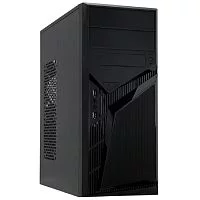 PowerCool S1007BK U3 450W {Тип: Midi-Tower, цвет: черный, форм-фактор: ATX, mATX, блок питания: 450 Вт, вентилятор: 120 мм, размеры: 175 x 407 x 362 мм, дополнительно: USB3.0 x2, наушники, микрофон} (S1007BK-U3-450W)