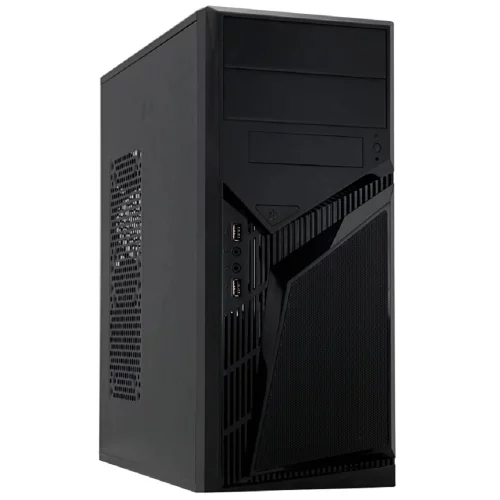 PowerCool S1007BK U3 450W {Тип: Midi-Tower, цвет: черный, форм-фактор: ATX, mATX, блок питания: 450 Вт, вентилятор: 120 мм, размеры: 175 x 407 x 362 мм, дополнительно: USB3.0 x2, наушники, микрофон} (S1007BK-U3-450W)