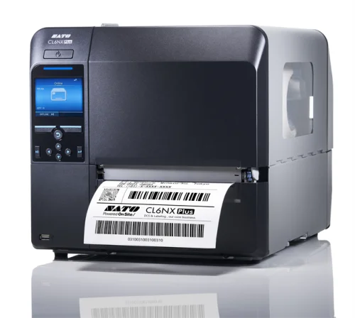 Принтер этикеток SATO CL6NX Plus 203 dpi, 6.5, TT, 10 ips (254 mm/ sec), 256 MB RAM, 2 GB ROM, LCD, USB 2.0 type B, USB 2.0 type A (2 ports), RS232C, IEEE1284, LAN, NFC, SZPL, SDPL, SIPL, EPL or STCL, with EU power cab (WWCLPA02NEU)