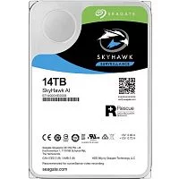 Жесткий диск/ HDD Seagate SATA3 14Tb SkyHawk Surveillance 7200 256Mb 1 year warranty (replacement WD141PURP,WD140PURZ) (ST14000VE0008)