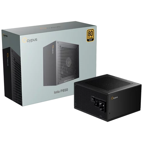 Блок питания 850W Ocypus Iota P850 (ATX, 80+ Gold, APFC, 20+4 pin, 120mm fan, PCI-E 6+2Px3, 8xSATA) (Iota-P850-G1FFBK024X-EU)