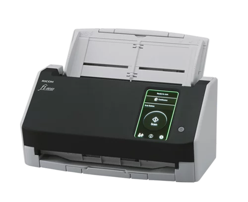 Ricoh scanner fi-8040 (Сканер уровня рабочей группы, 40 стр/ мин, 800 изобр/ мин, А4, двустороннее устройство АПД, USB 3.2, 4,3-дюймовый дисплей с сенсорным управлением) (PA03836-B001)