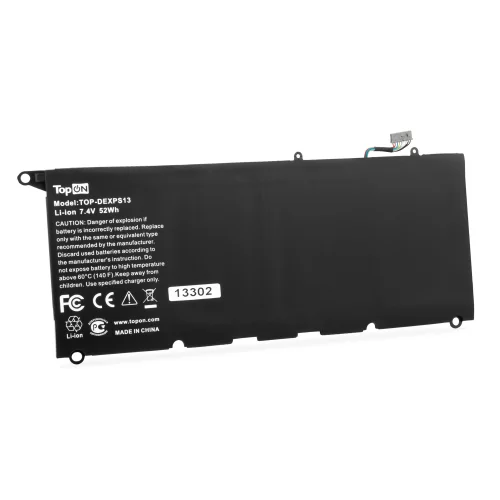 Аккумулятор для ноутбука Dell XPS 13 9343, 9350 7.4V 7100mAh. PN: JD25G (TOP-DEXPS13)