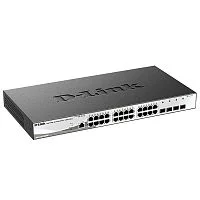 D-Link DGS-1210-28X/ME/C1A Управляемый L2 коммутатор с 24 портами 10/100/1000Base-T и 4 портами 10GBase-X SFP+
