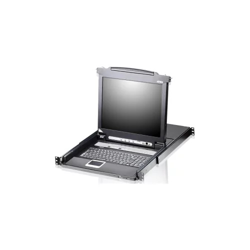 16-портовый KVMP-переключатель с ЖК-дисплеем Slideaway/ATEN/ SINGLE RAIL 16P PS/2-USB LCDKVMP 17INCH (CL5716MR)