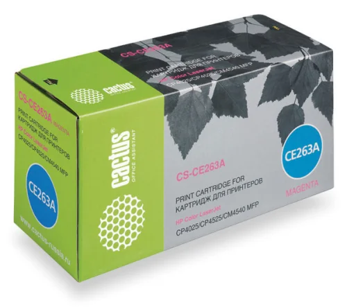 Картридж лазерный Cactus CS-CE263A CE263A пурпурный (11000стр.) для HP LJ CP4025/CP4525 фото 4