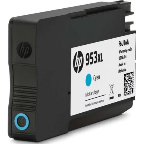 Картридж HP 953XL увеличенной емкости голубой / 1600 страниц (F6U16AE) фото 3