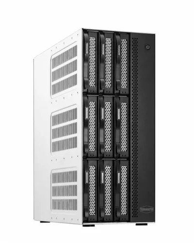 Система хранения данных TerraMaster T9-500 Pro tower NAS 10C 1,7(4,7)Ghz/16Gb(64)/RAID0,1,10,5,6,JBOD,TRAID/up to 9 HS SATA(3,5' or 2,5')/2xM.2 2280 NVMe/2xUSB3.1 1xUSB Type-C/2x10GbE RJ-45/1xPS/1YW