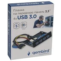 Планка USB 3.0 на переднюю панель в отсек 3.5&quot; 4xUSB-A 3.0 (FP3.5-USB3-4A)