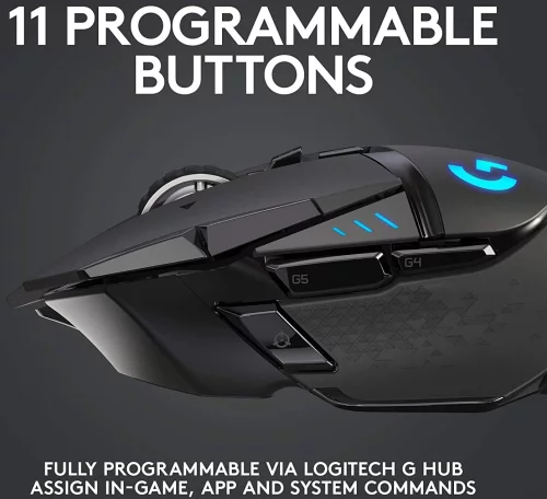 Мышь беспроводная Logitech G502 HERO Lightspeed (910-005571) фото 5
