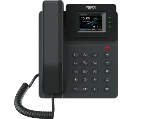 SIP-Телефон Fanvil V60W (Замена X301W), 4 SIP-акк., 2,4, 320x240 Цвет. Экран, POE, БП в комп., 2x100 Mbps, Wi-Fi 6, BT 5.4 (V60W#TRL)