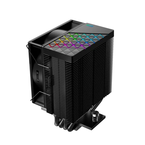 Кулер для процессора/ CPU Cooler PCCooler R400 ARGB BK (180W, 4-pin PWM, 133mm, Al/Cu, 4x6mm, ARGB, 1x92mm, 40.94CFM, 30dBA, 2200RPM, S: 1851/1700/1200/115X, AM5/AM4, black) фото 7