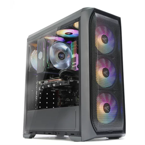 Корпус ZALMAN N5 MF, ATX, BLACK, WINDOW, 2xCombo (3.5” or 2.5”), 4x2.5