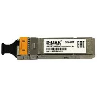 Трансивер/ 330T/10KM WDM SFP Transceiver, 1000Base-BX-D, Simplex LC, TX: 1550nm, RX: 1310nm, Single-mode, 10KM (330T/10KM/A1A)