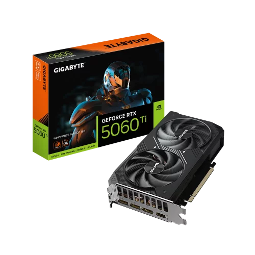 Видеокарта PCIE16 RTX5060TI 16GB GV-N506TWF2MAX OC-16GD GIGABYTE