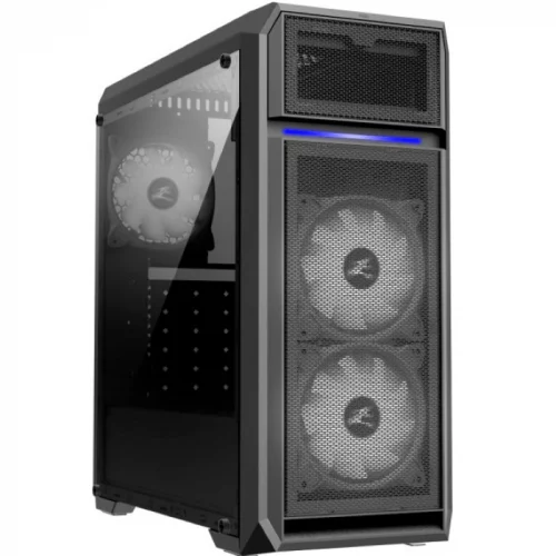 Корпус ZALMAN N5 OF, черный, без БП, ATX,1x5.25