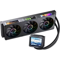 Система жидкостного охлаждения/ Water Cooling System JONSBO TF3-360SCB Black (320W, 360mm, LED, Black, ARGB/ Fans: 3x120mm, 62.4CFM, 37.3dBA, 2400RPM/ Pump height 63mm, 30dBA, 2500RPM, Rad thickness 2