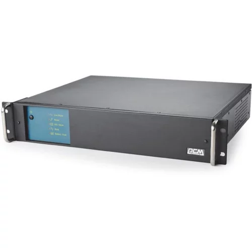 ИБП KIN-600AP, RackMount, линейно-интерактивный, 600 ВA, 480 Вт, вход IEC320 C14, 4 розетки IEC320 C13 с резервным питанием, 1 розетка IEC320 C13 с фильтрацией, USB, RS-232, защита RJ45, PF 0.8, ШхГхВ 377х362х44мм, 9.4 кг/ Powercom KIN-600AP RM USB