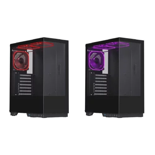 Defender Корпус компьютерный HyperHub черный,ATX,3fans,switchM/ BSync (25132) фото 2