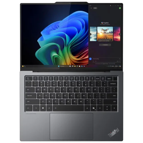 Ноутбук Lenovo ThinkPad X9-14 G1 Aura Edition (21QA0035US) Ноутбук Lenovo ThinkPad X9-14 G1 Aura Edition, 14(2880X1800)OLED 500nit 120Hz Touch, Copilot+ PC , Intel U7 258V, 32GB, 1TB SSD, Intel Arc 140V, Cam 8MP RGB+IR, Intel Wi-Fi® 7 BE201+BT, 55Wh, FPR, BKLT KB ENG, Win 11 Pro, 1Y (21QA0035US) фото 5