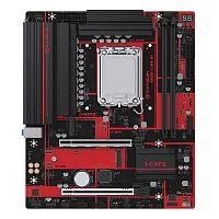 MAXSUN MS-B860M I-CAFE 5G (Socket 1851, mATX, 2*DDR5, HDMI, 2xSATA3, 2*M.2,1xPCI-Ex16/1xPCI-Ex4, 4*USB 2.0, 2*USB 3.2, LAN 1*5G, black-red, oem)