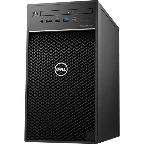 Персональный компьютер/ DELL PRECISION T3650 MT/Core i7-10700k/32GB/256GB SSD/1TB HDD/NVIDIA RTX A4000 16GB/KEYB RUS (не оригинал)+mice/Linux/1Y RU_kbd