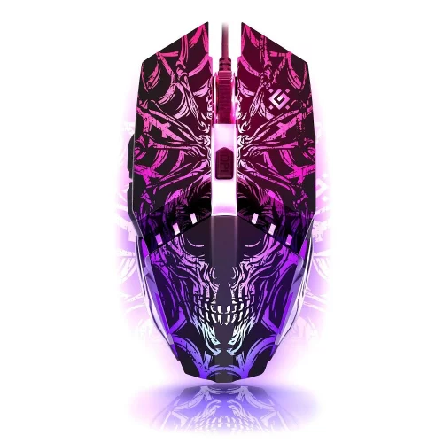 DEFENDER PROTOTYPE игровая мышь чёрная (6 кнопок, 3200 dpi, подсветка, USB, GM-670L) (52670)