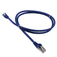 Патч-корд Lanmaster LAN-PC45/ S5E-15-BL FTP RJ-45 вил.-вилка RJ-45 кат.5E 15м синий LSZH (уп.:1шт) (LAN-PC45/S5E-15-BL)