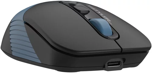 Мышь A4Tech Fstyler FB10CS черный/ синий оптическая (2000dpi) silent беспроводная BT/ Radio USB (4but) (FB10CS USB ASH BLUE) фото 5