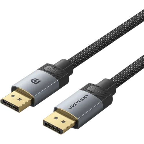 Кабель Vention DisplayPort v2.1 20M/ 20M - 1м Тканевая оплетка (HGBHF)