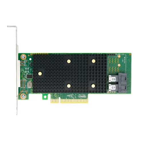 HBA-адаптер Broadcom 9400-8i SGL (05-50008-01) PCIe 3.1 x8 LP, Tri-Mode SAS/ SATA/ NVMe 12G HBA, 8port(2*int SFF8643), 3408 IOC (05-50008-01003 / 03-50008-16003)