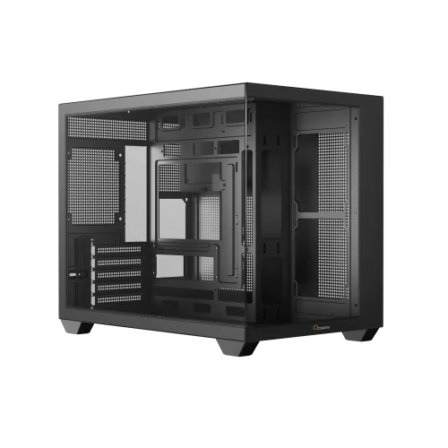 Корпус Компьютер без блока питания/ Case Ocypus Gamma C54 BK, Midi-Tower, TG, no fans, 1xUSB-C + 2xUSB 3.0, mATX, mITX Black (GAMMA-C54-BKD000XX-GL)
