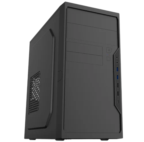 Корпус с блоком питания 600Вт./ Case Foxline FL-733R, mATX, 2x5.25EXT, 2x3.5EXT, 5x3.5INT, 2xUSB3.0, 2xUSB2.0, HDA, w/ o FAN, w/ 600W ATX PSU, w/ 1.2m EU pwr cord (FL-733R-FZ600R-U32)