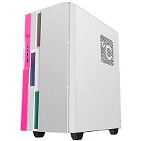 GameMax Корпус Brufen C3 WP без БП, MidiT, ATX, Бело-роз, Зак. стекл., USB 3.0, 1*120; 1*140мм вент.