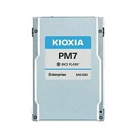 Серверный твердотельный накопитель/ KIOXIA SSD PM7-V, 6400GB, 2.5" 15mm, SAS 24G, TLC, R/W 4200/4100 MB/s, IOPs 720K/355K, TBW 35040, DWPD 3 (12 мес.) (KPM7VVUG6T40)