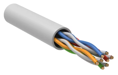 Кабель информационный ITK GENERICA BC1-C5E04-128-305-G кат.5E U/ UTP 4X2X24AWG LSZH внутренний 305м белый